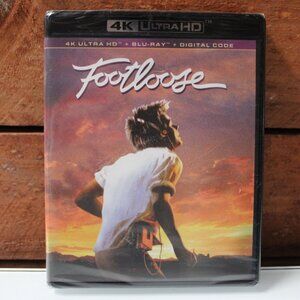 Footloose (1984) 4K Ultra HD + Blu-ray + Digital Code Kevin Bacon Brand New